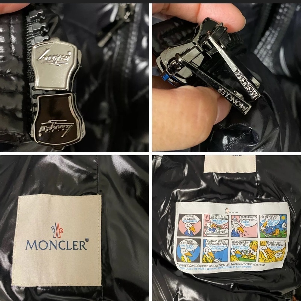 💰SOLD💰Moncler fulmarus black down parka jacket - Picture 9 of 14